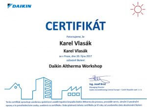 certifikát-daikin